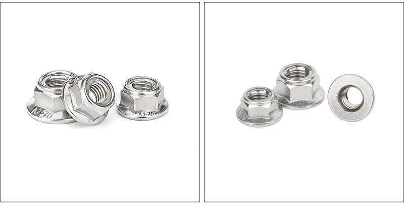Hex Flange Self Locking Nuts