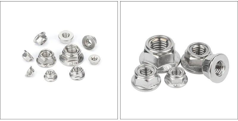 Hex Flange Self Locking Nuts