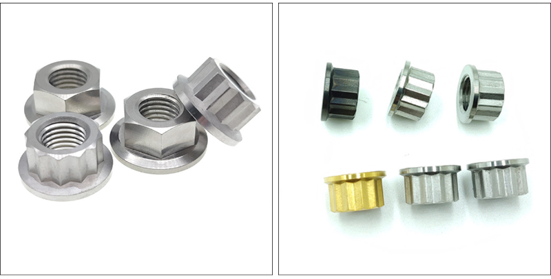 12 Point flange nuts