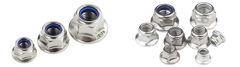 Nylon insert hexagon flange lock nut Nylon insert hexagon flange lock nut