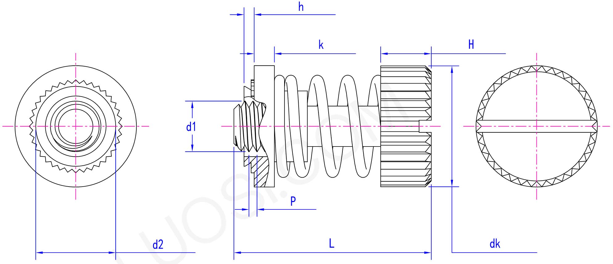 Self Retaining Screw