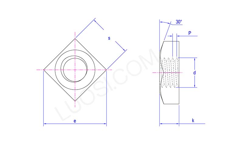 Square Head Nut