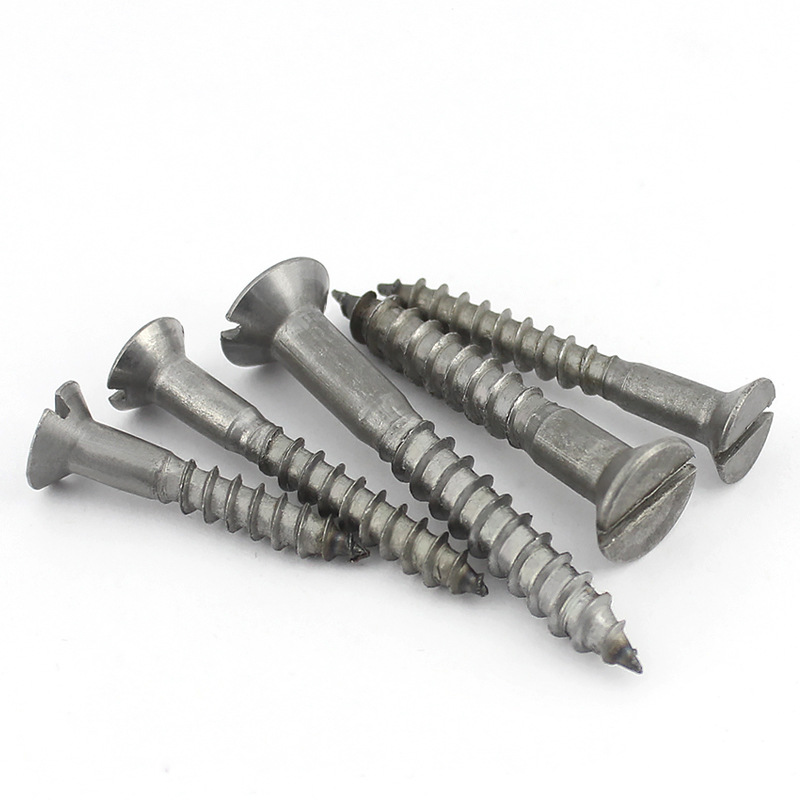 Слот countersink дрво завртка од нерѓосувачки челик