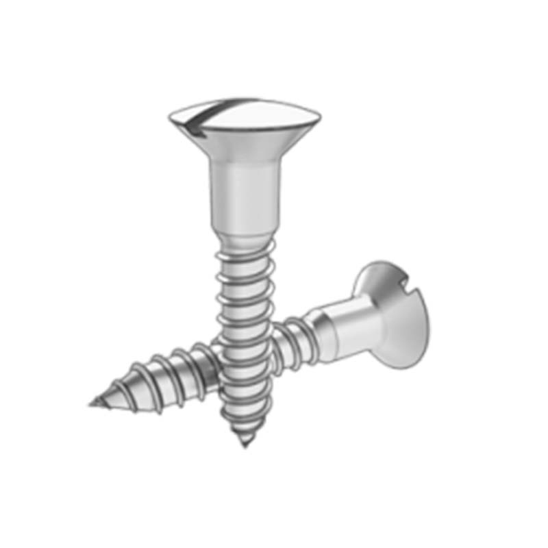 Дрвена завртка со дупчиња подигната контрапотопена глава